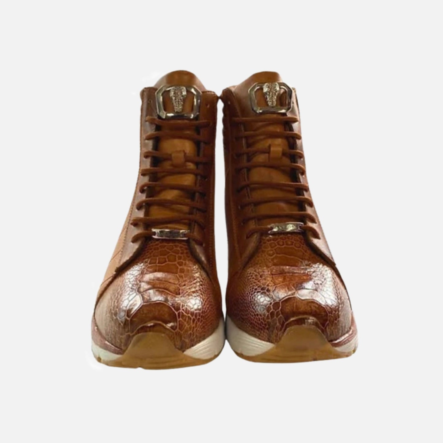 Mens Exotic Skin Hightop Sneaker Shoes | Clearance