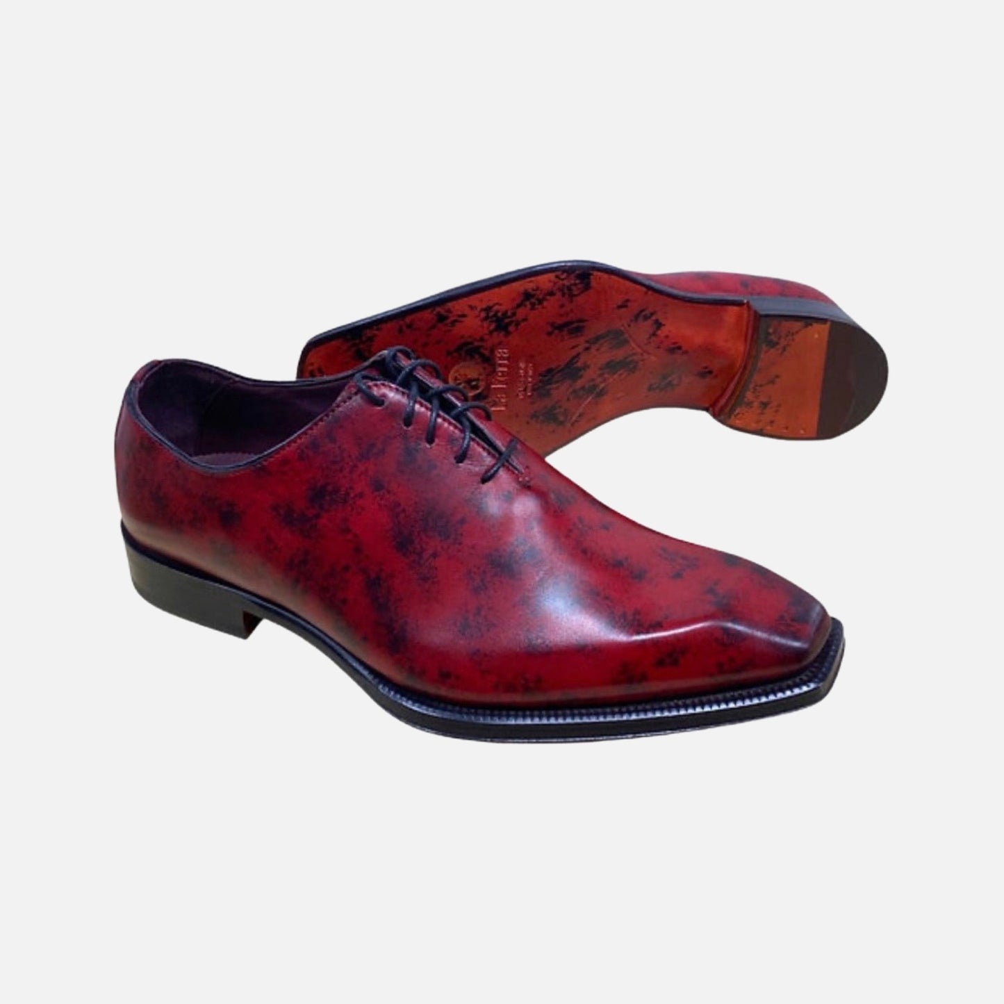 CLEARANCE | Red Italian Oxford Shoe for Men
