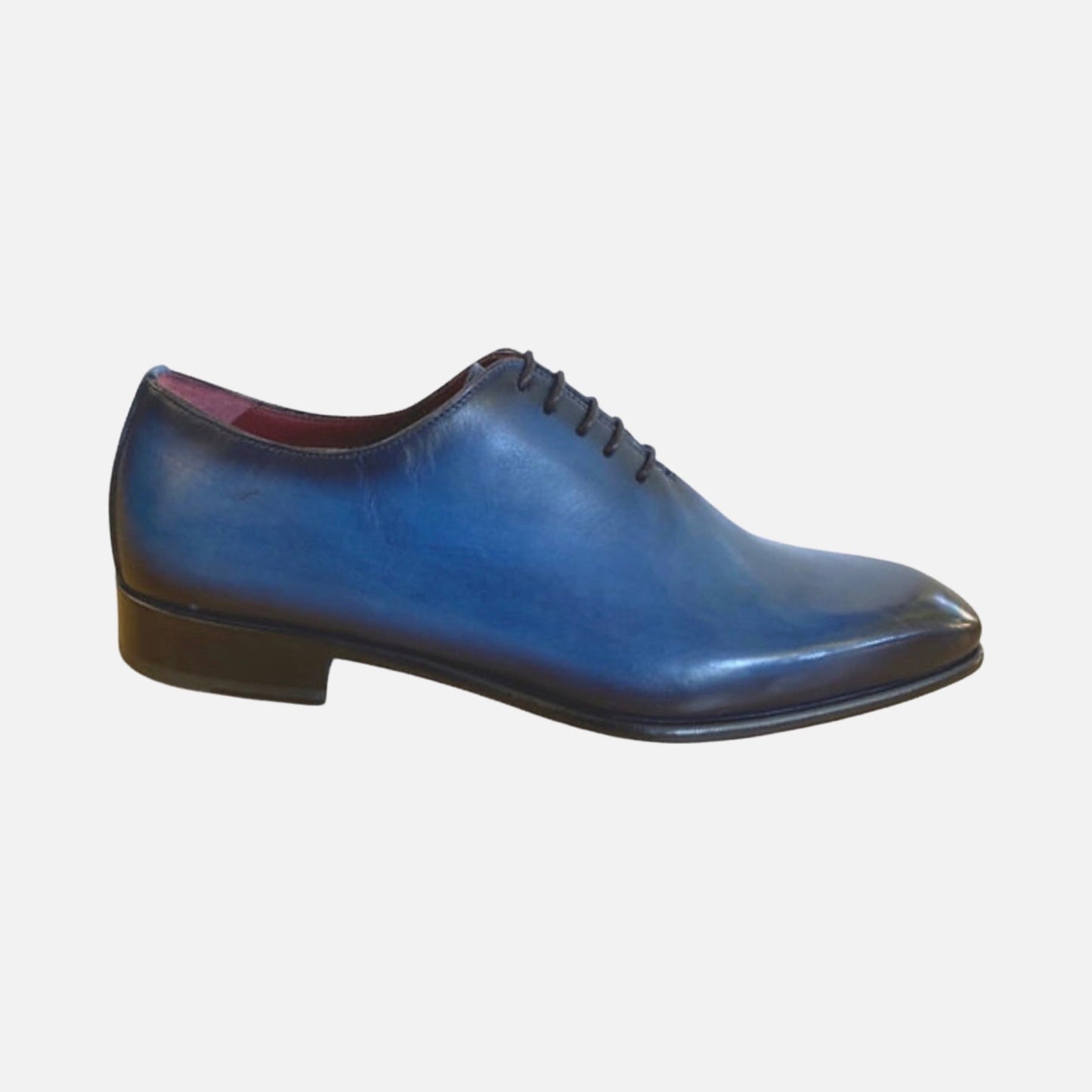 Clearance | Hand Painted Blue Oxford | Made in Italy