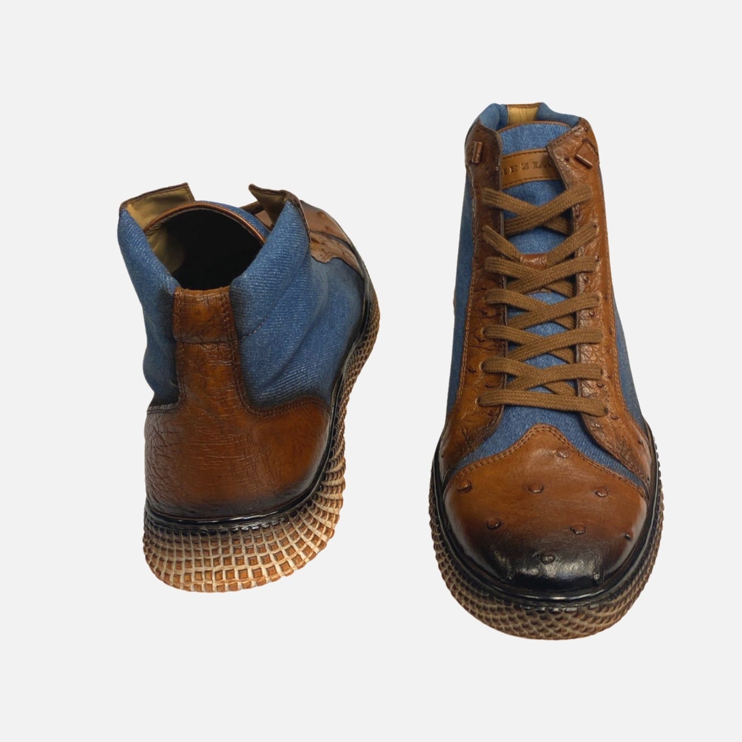 Mens sneakers ostrich made in Spain