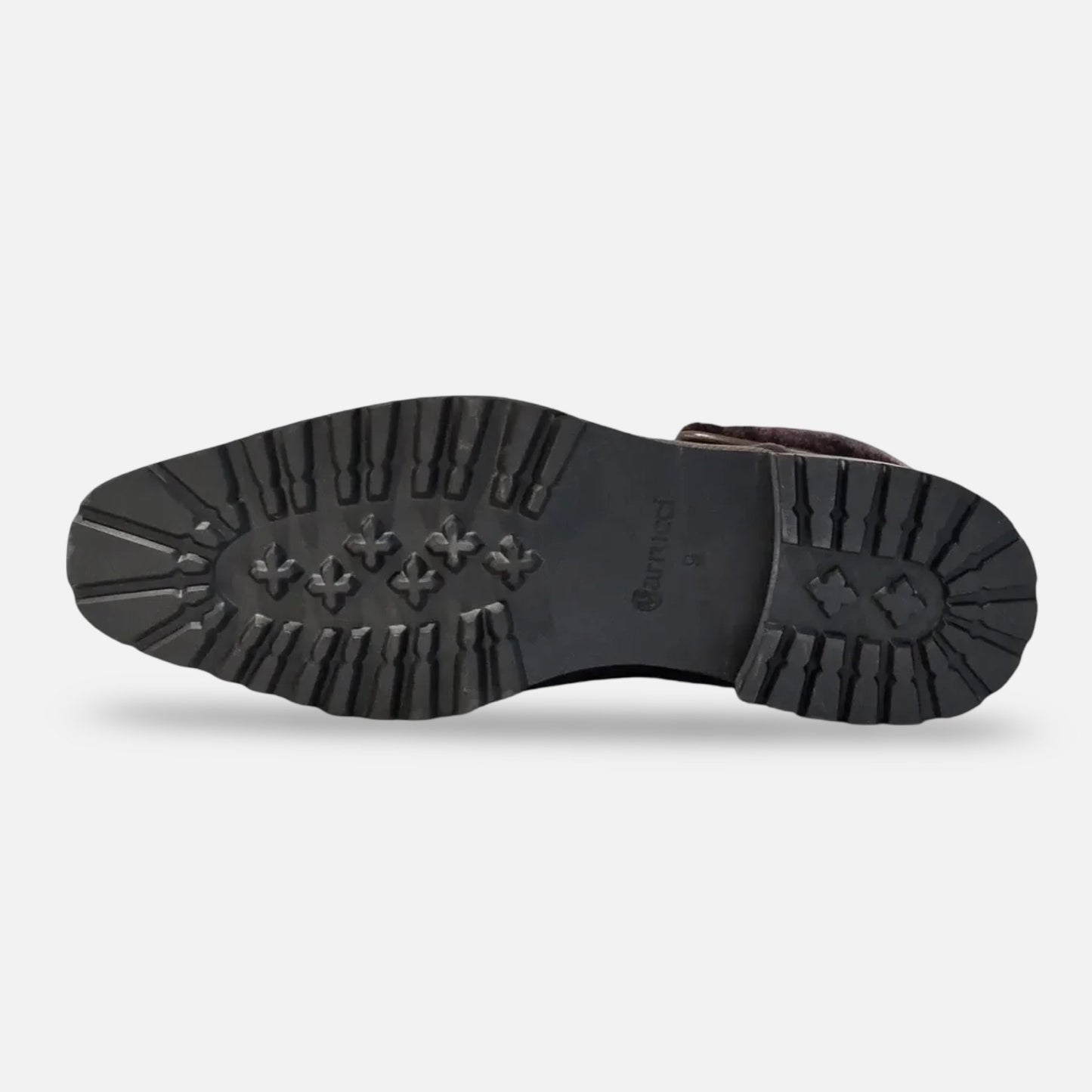 Carrucci Denim Blue Suede Boot with Lug Sole
