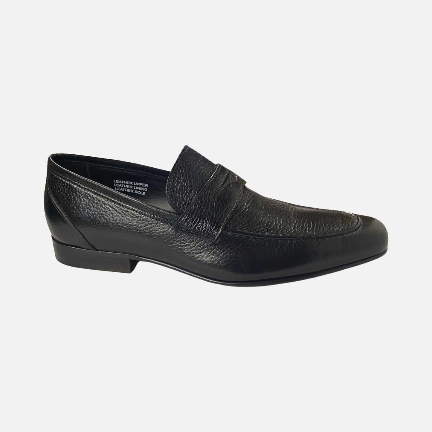 Mens Toscana Deerskin loafer black