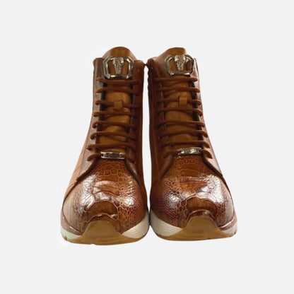 Mens Exotic Skin Hightop Sneaker Shoes | Clearance