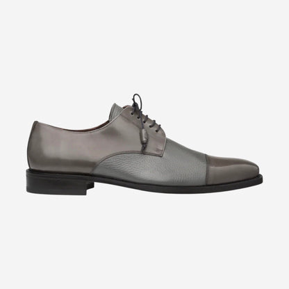 Gray Captoe Oxfords