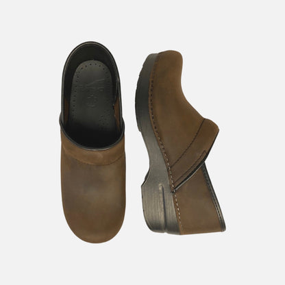 Brown Nursing Clogs