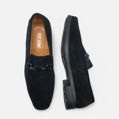 Stacy Adams Black Suede Shoe Paragon | Lat Pair size 8 | Final Sale