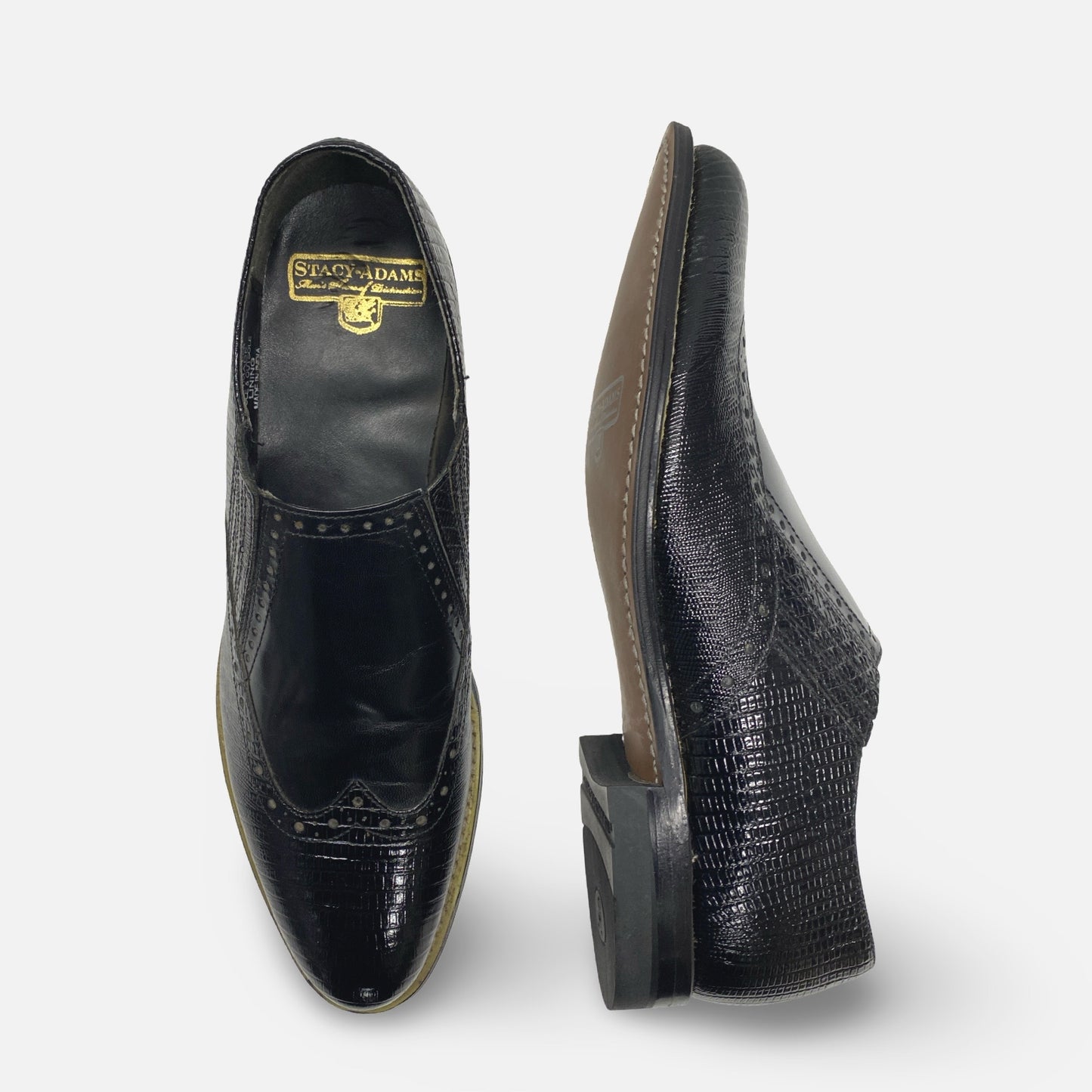Stacy Adams Dayton Black Wingtip Loafer | Last Pair size 8