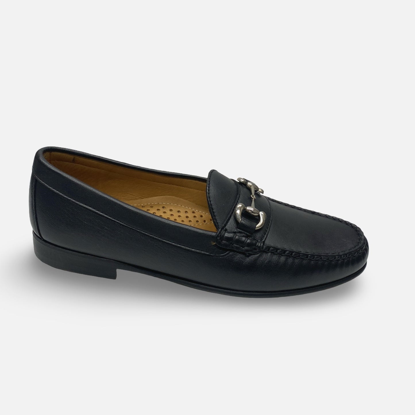 TB Phelps Black Low Profile Bit loafer Laguna | Low heel