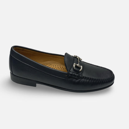 TB Phelps Black Low Profile Bit loafer Laguna | Low heel