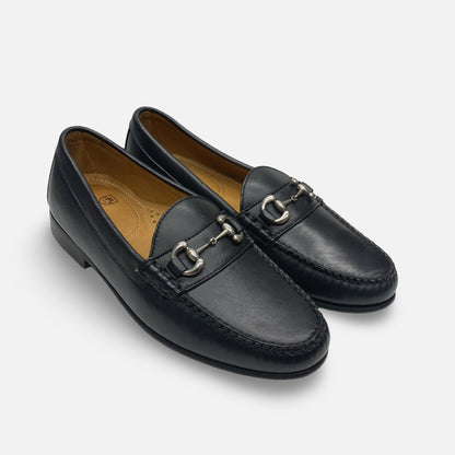 TB Phelps Black Low Profile Bit loafer Laguna | Low heel