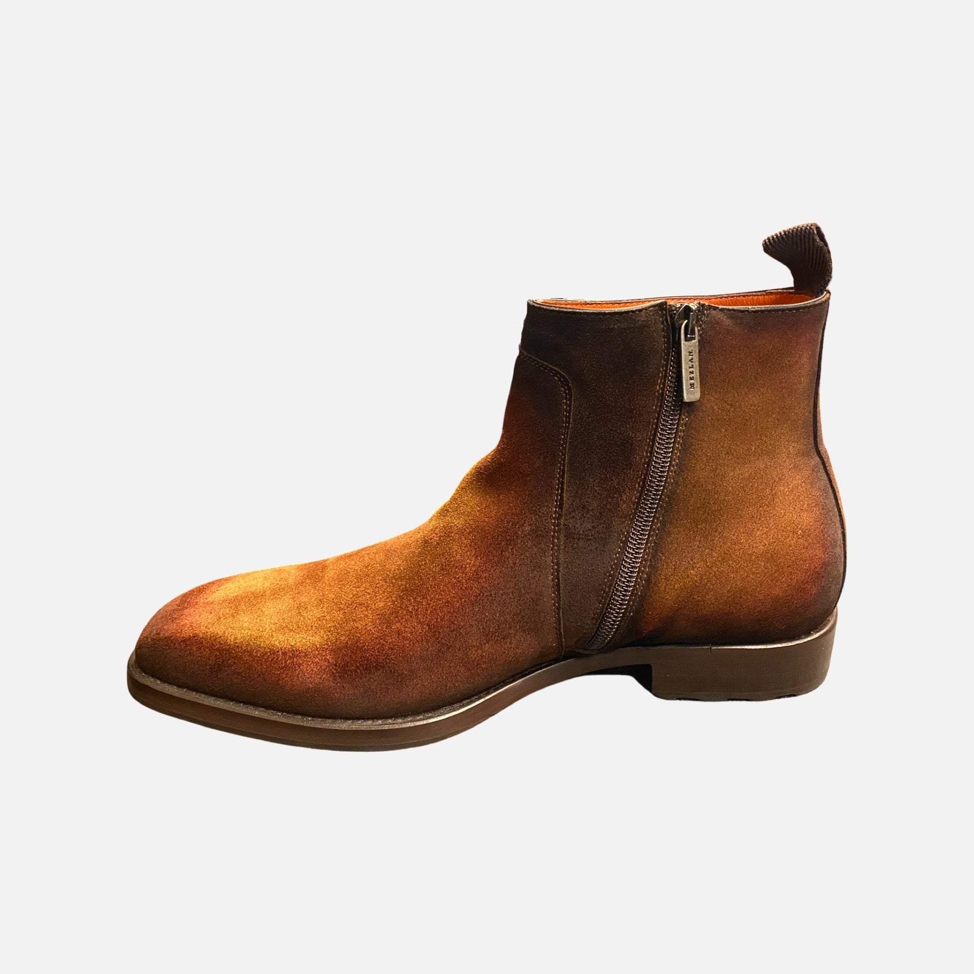 Mezlan Suede ankle boot tan