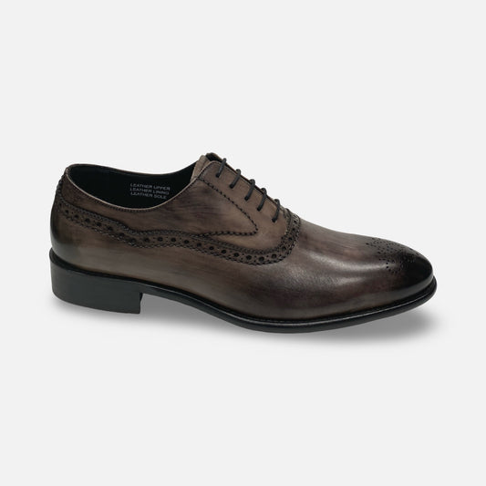 Calzoleria Toscana Itian Lace up Dress Shoe A514 - Stone