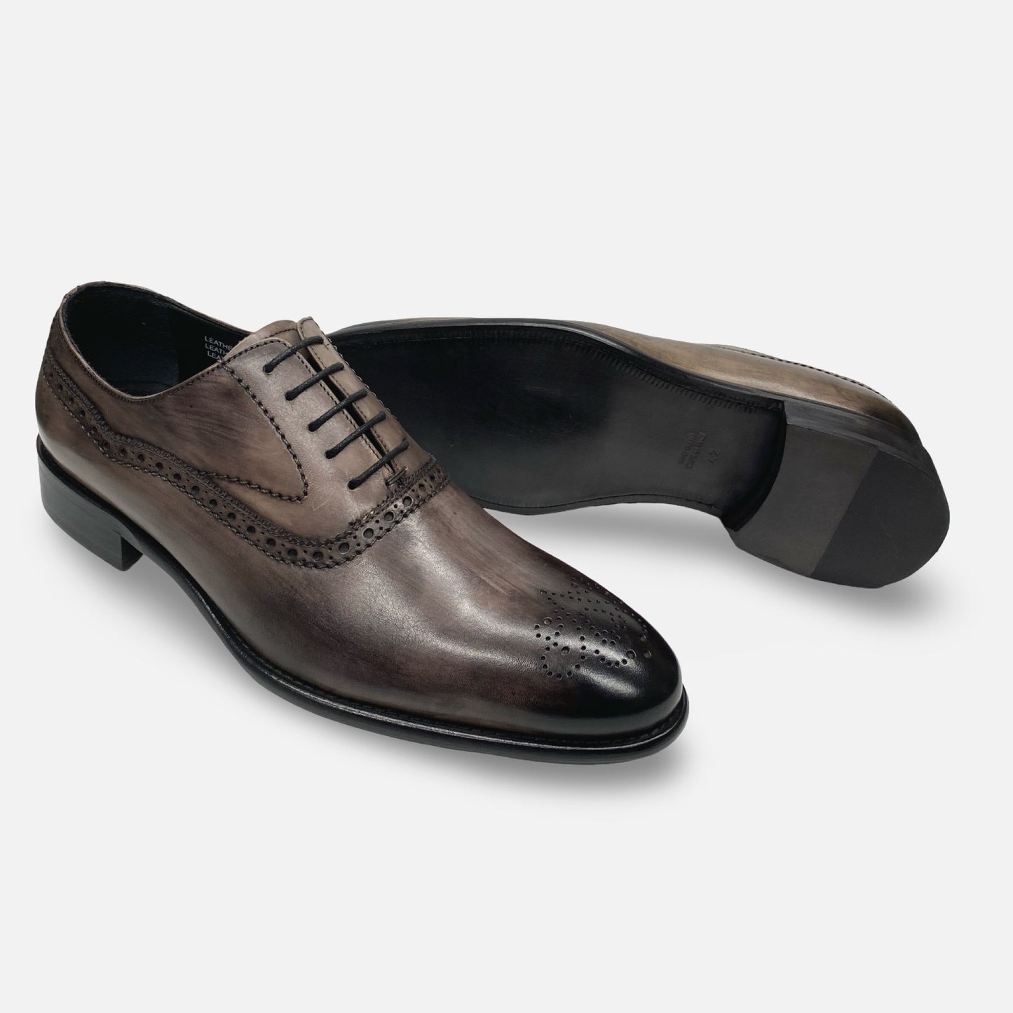 Calzoleria Toscana Itian Lace up Dress Shoe A514 - Stone