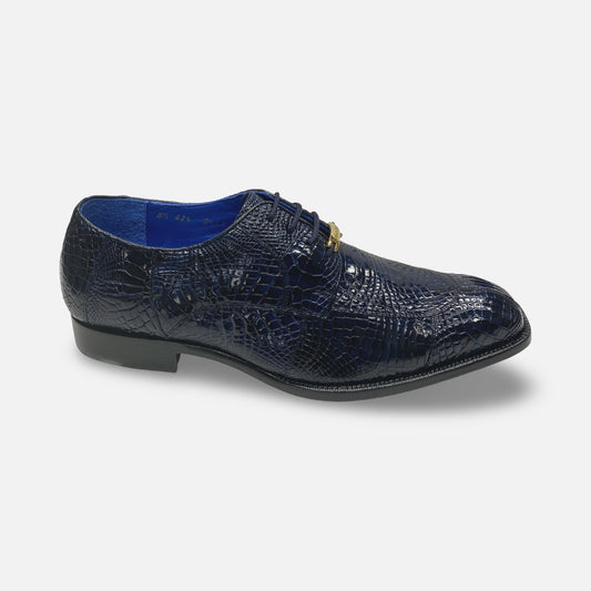 Belvedere Alligator Navy Blue Shoe R60/Augusto