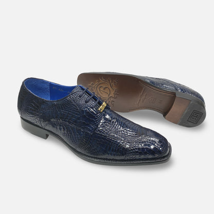 Belvedere Alligator Navy Blue Shoe R60/Augusto