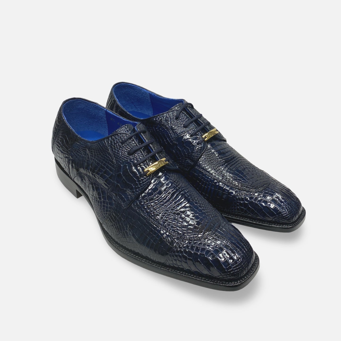 Belvedere Alligator Navy Blue Shoe R60/Augusto