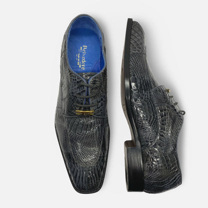 Belvedere Alligator Gray Shoe R60/Augusto