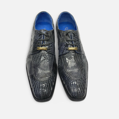 Belvedere Alligator Gray Shoe R60/Augusto