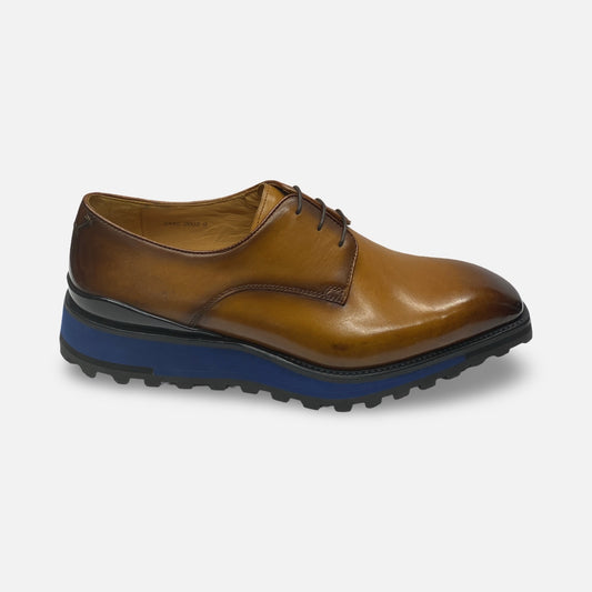 Ugo Vasare Caramel Soft Bottom Lug Sole Shoe For Men