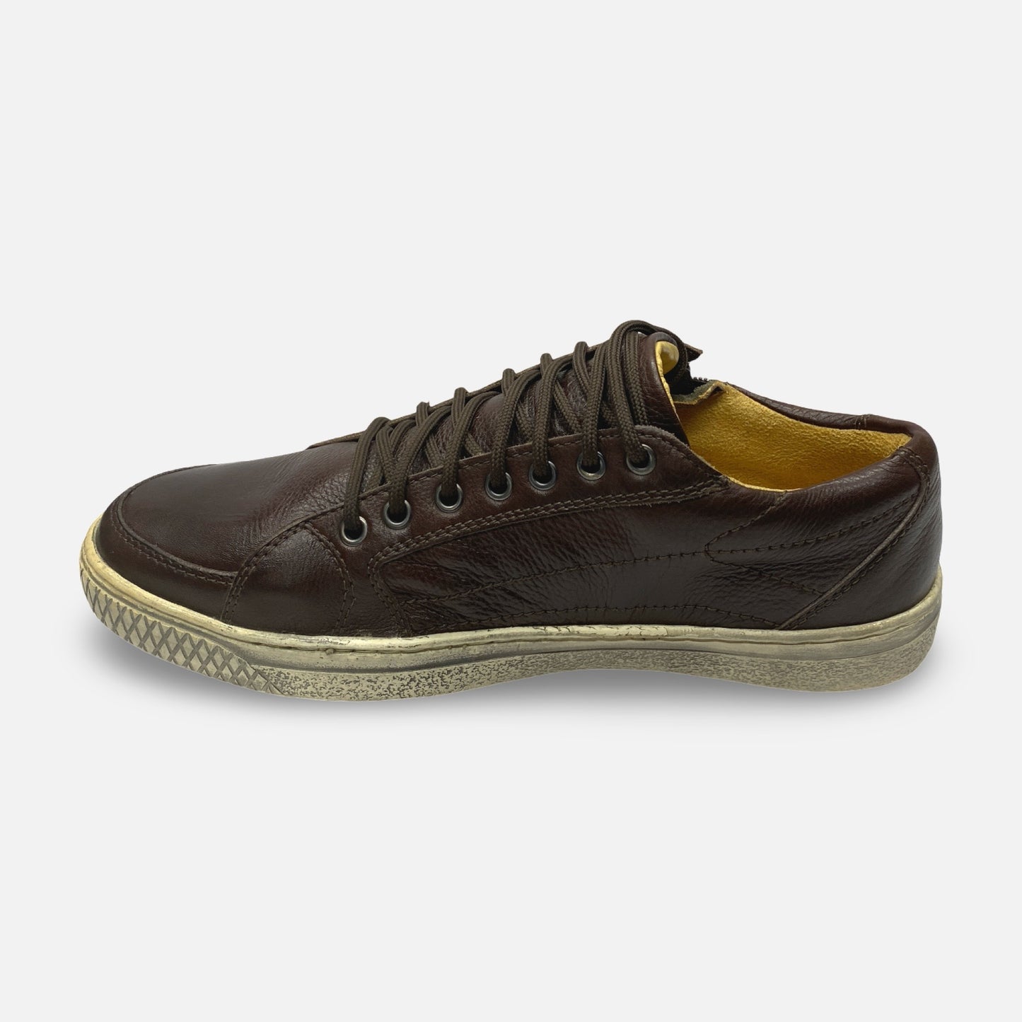 Sandro Moscoloni Soft Bottom Brown Shoe with Side Zip "Cory" | 11.5 D | Last Pair