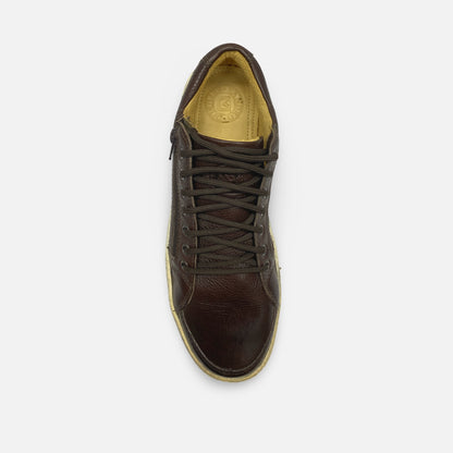 Sandro Moscoloni Soft Bottom Brown Shoe with Side Zip "Cory" | 11.5 D | Last Pair