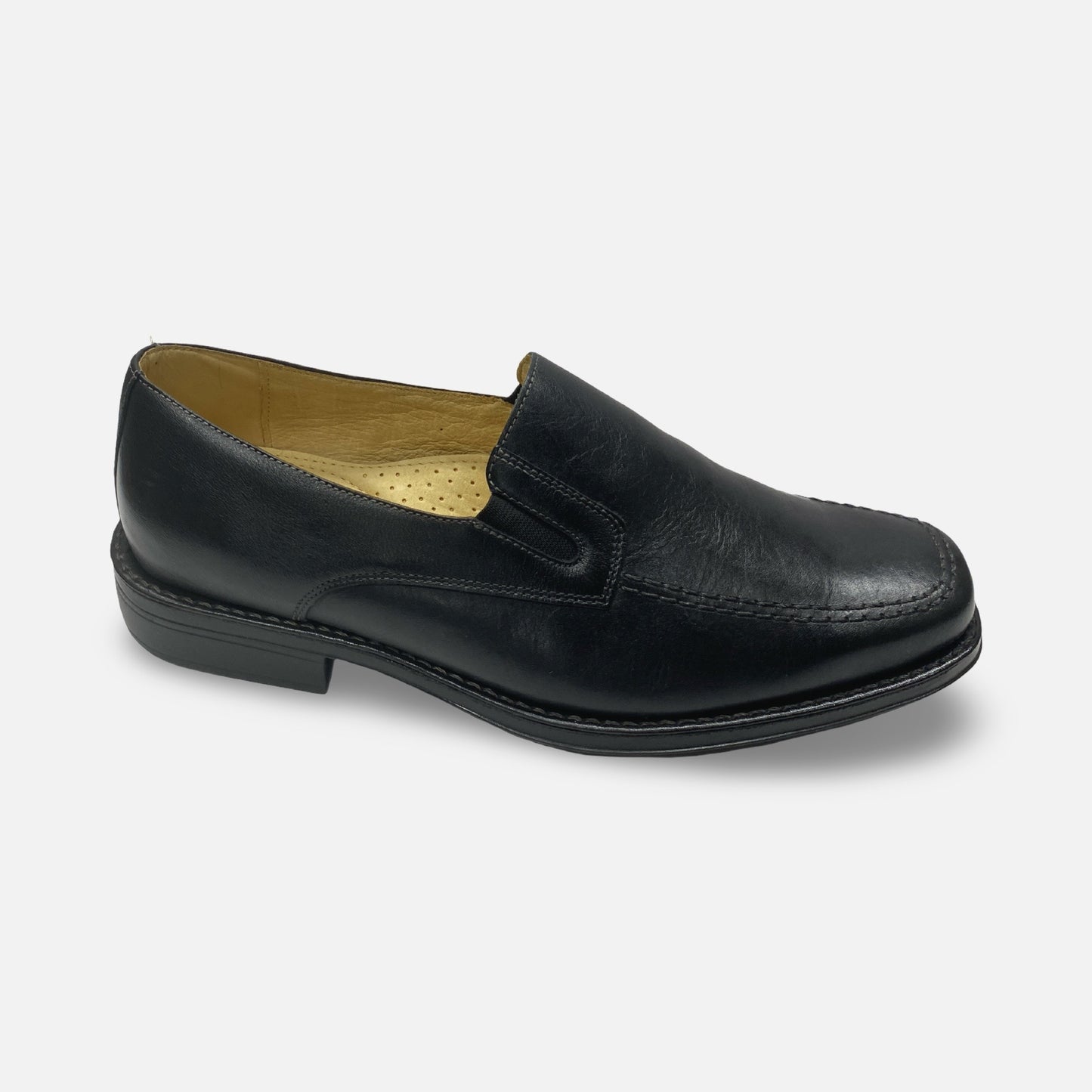 Sandro Moscoloni Soft Bottom Black Leather Loafer Shoe "Marc" | 10.5 D | Last Pair
