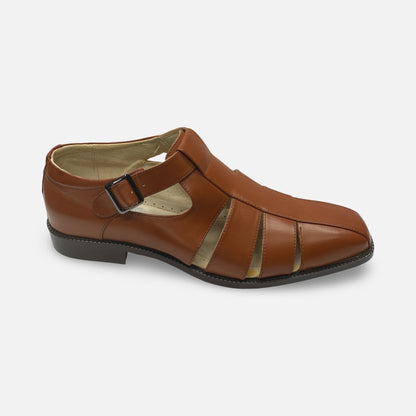 Stacy Adams Cognac Sandal Calisto | Last Pair | Size 15 M