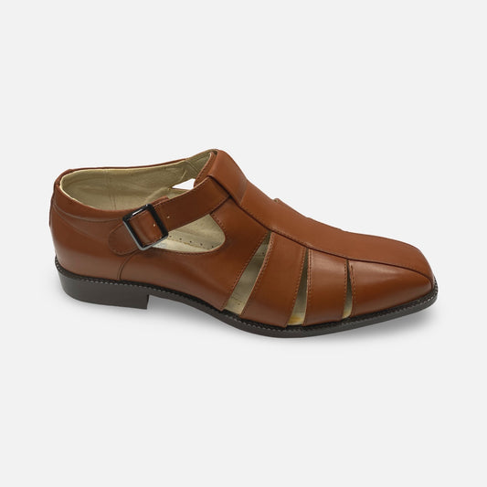 Stacy Adams Cognac Sandal Calisto | Last Pair | Size 15 M