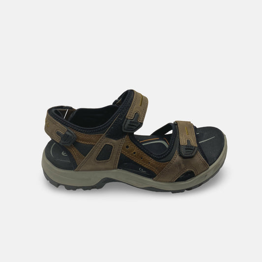 Mens Ecco Sandal Yucatan Expresso/cocoa Brown/Black