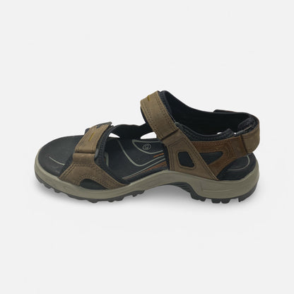 Mens Ecco Sandal Yucatan Expresso/cocoa Brown/Black