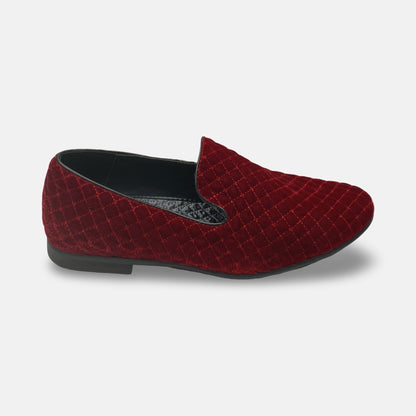 Giorgio Brutini Wine Velvet Style Loafer for Men