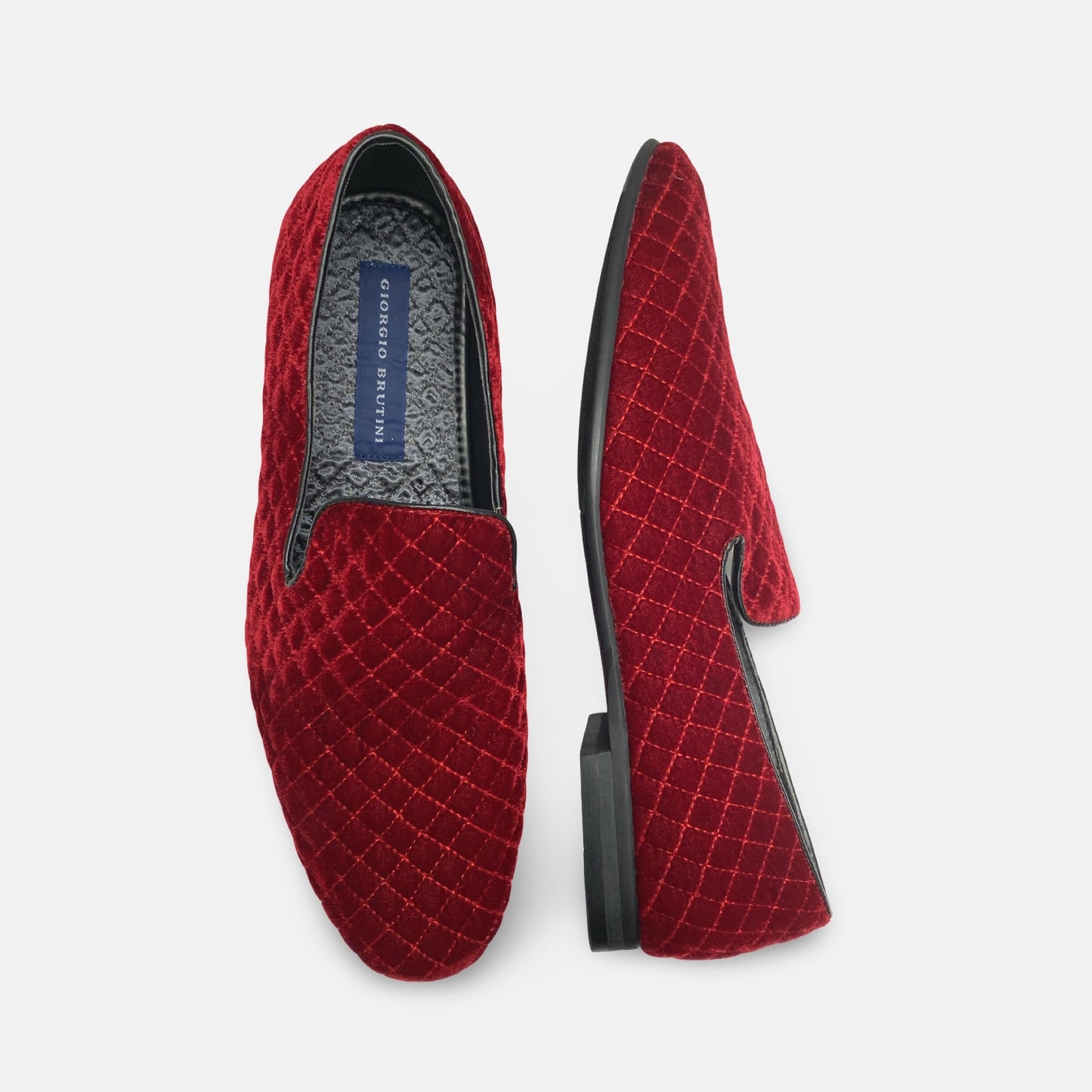 Giorgio Brutini Wine Velvet Style Loafer for Men