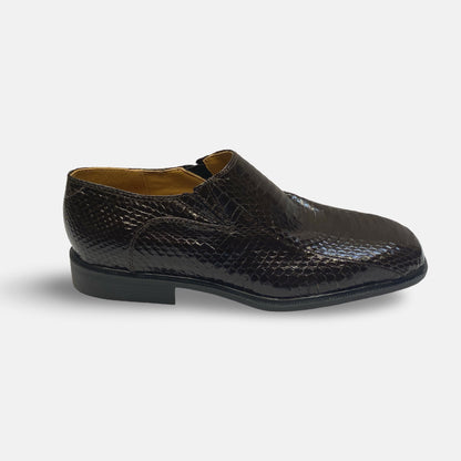 Giorgio Brutini Men's Genuine Snakeskin Brown Loafer Felix | Clearance
