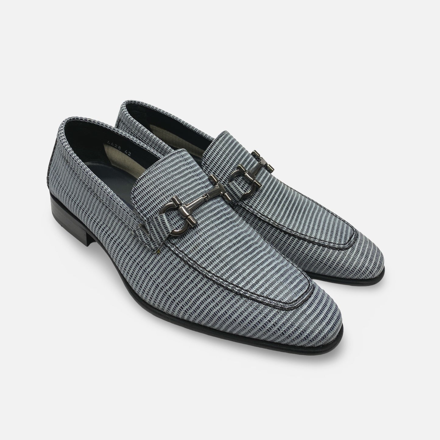 Corrente Black Textured Bit Loafer | 4428 | Last Pairs
