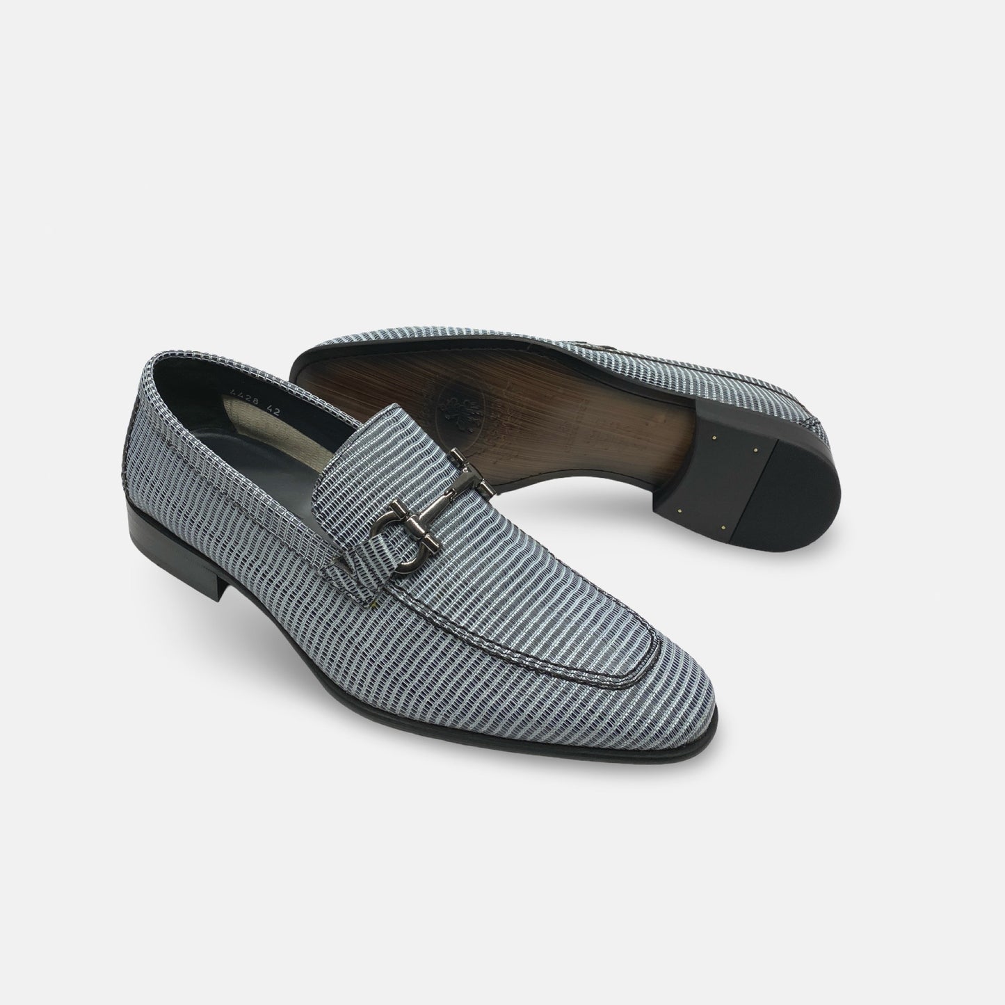 Corrente Black Textured Bit Loafer | 4428 | Last Pairs