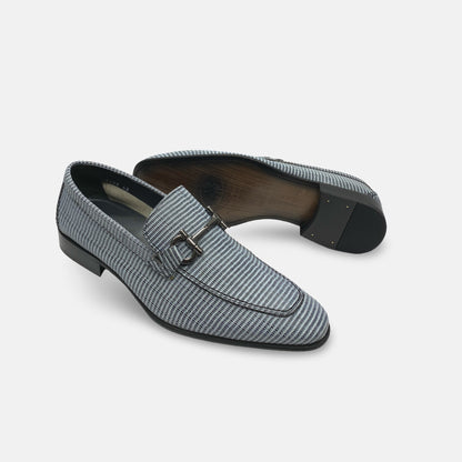 Corrente Black Textured Bit Loafer | 4428 | Last Pairs