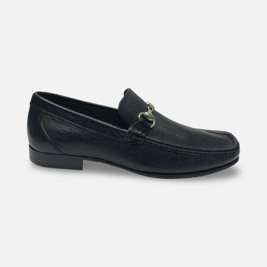 Toscana Black Italian Bit Loafer | 8616-M