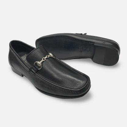 Toscana Black Italian Bit Loafer | 8616-M