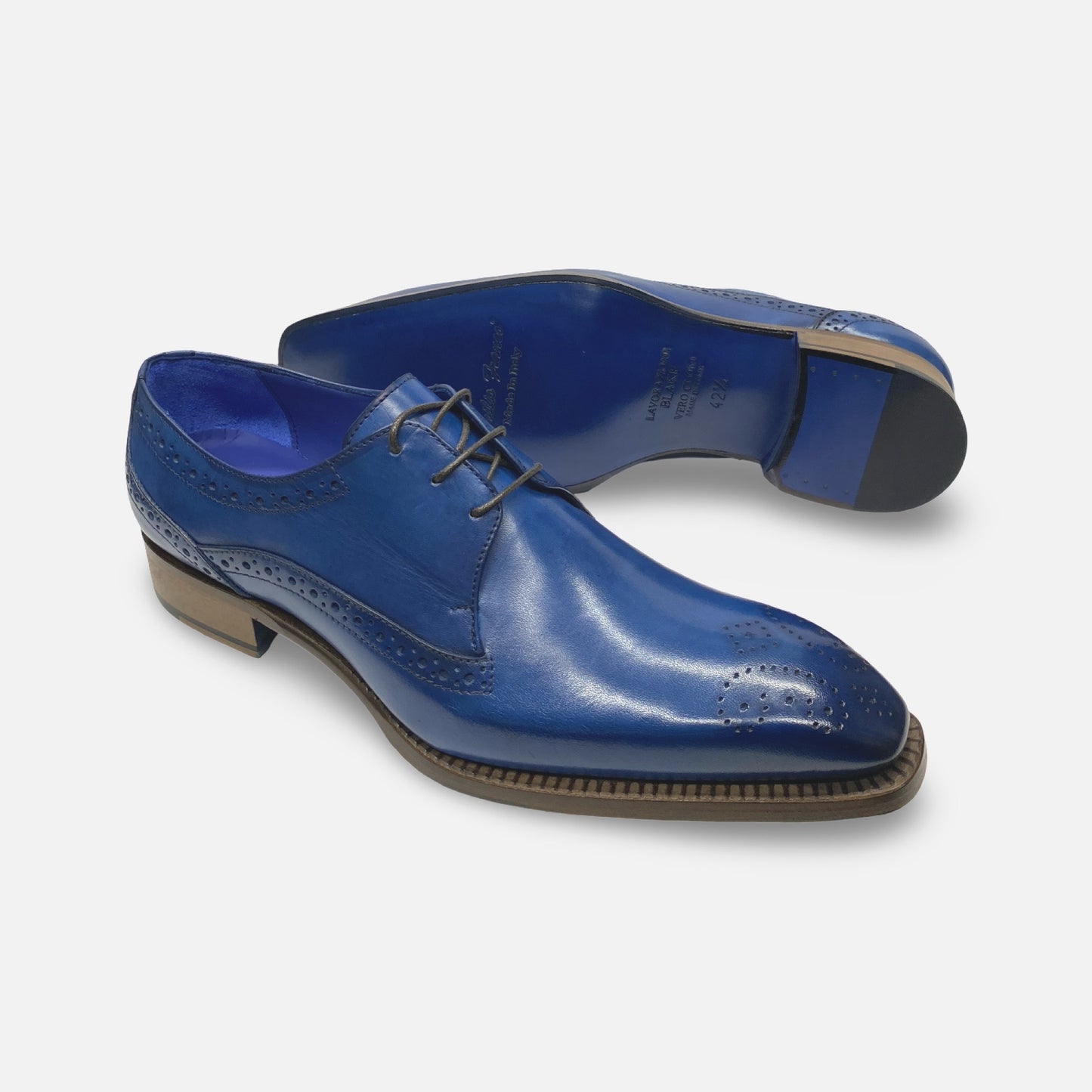 Emily Franco Blue Italian Dress Shoes | Giacamo