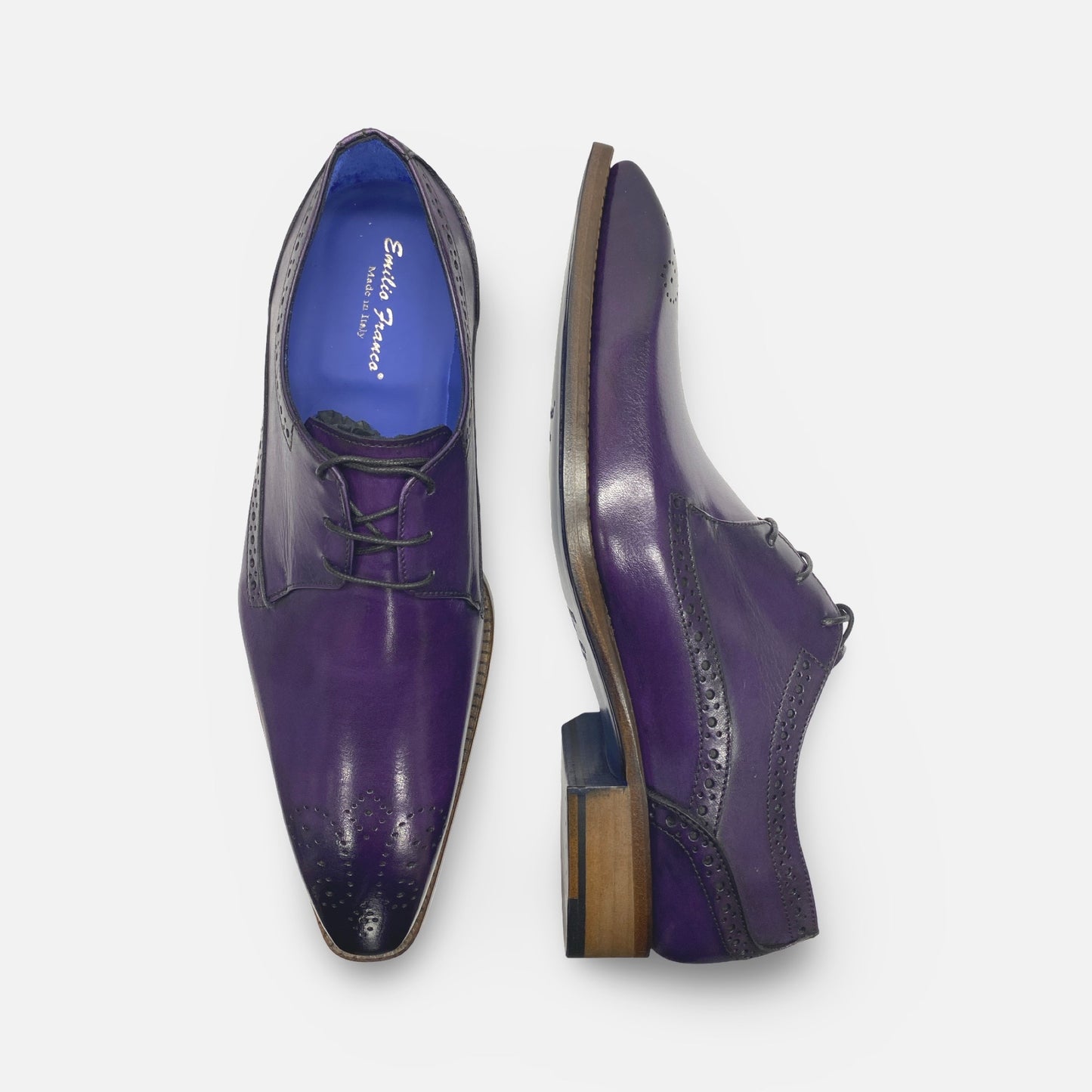 Emily Franco Purple Italian Dress Shoes | Giacamo