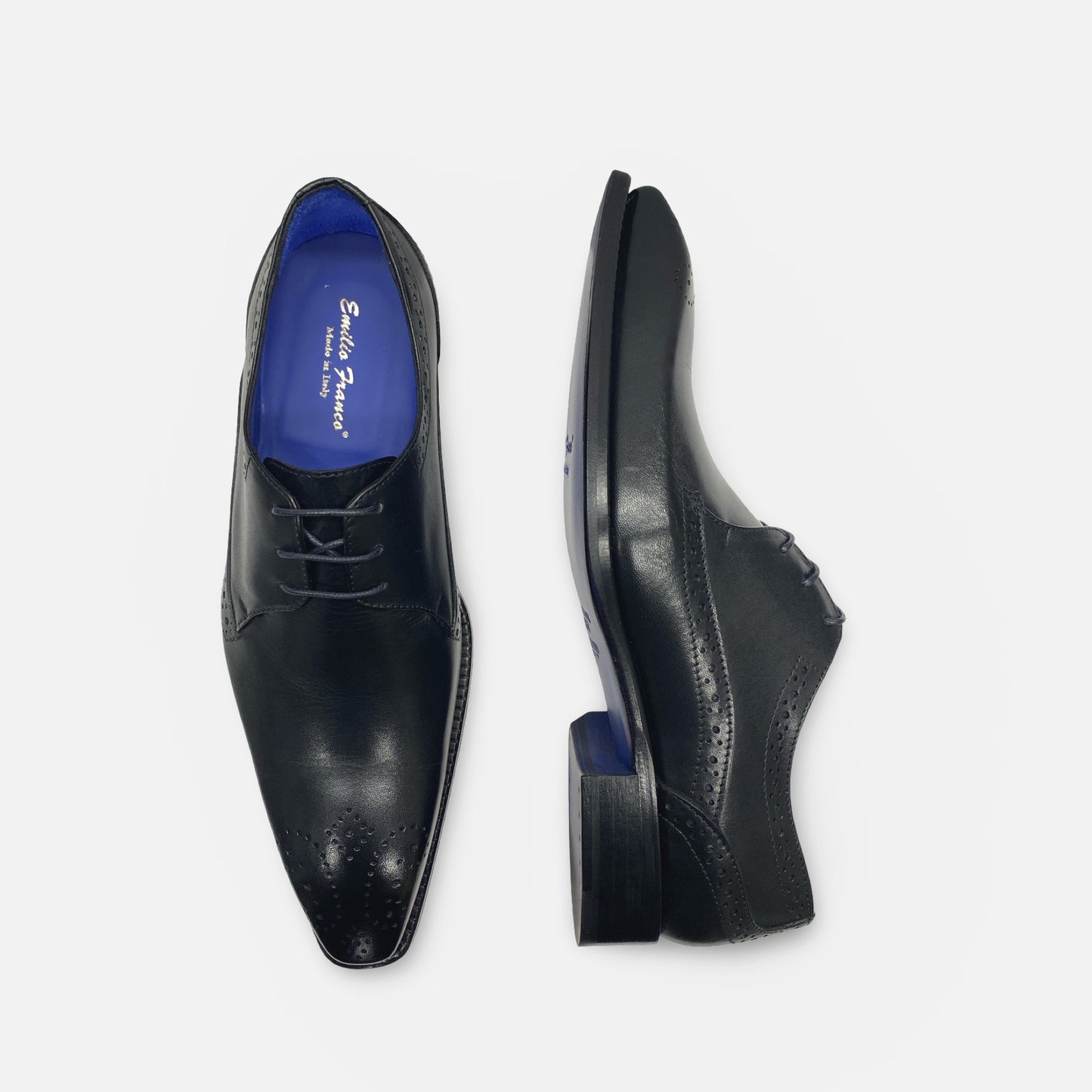 Emily Franco Black Italian Dress Shoes | Giacamo