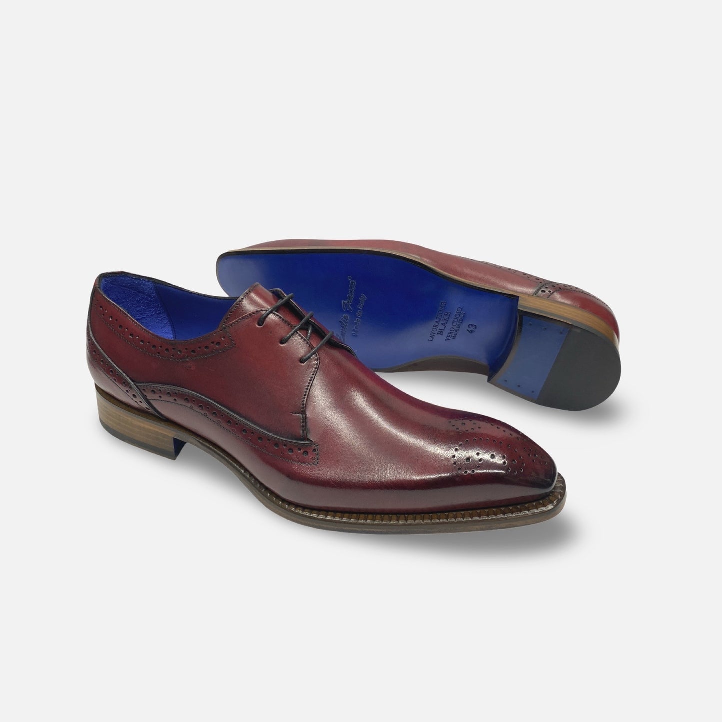Emily Franco Rosso Italian Dress Shoes | Giacamo