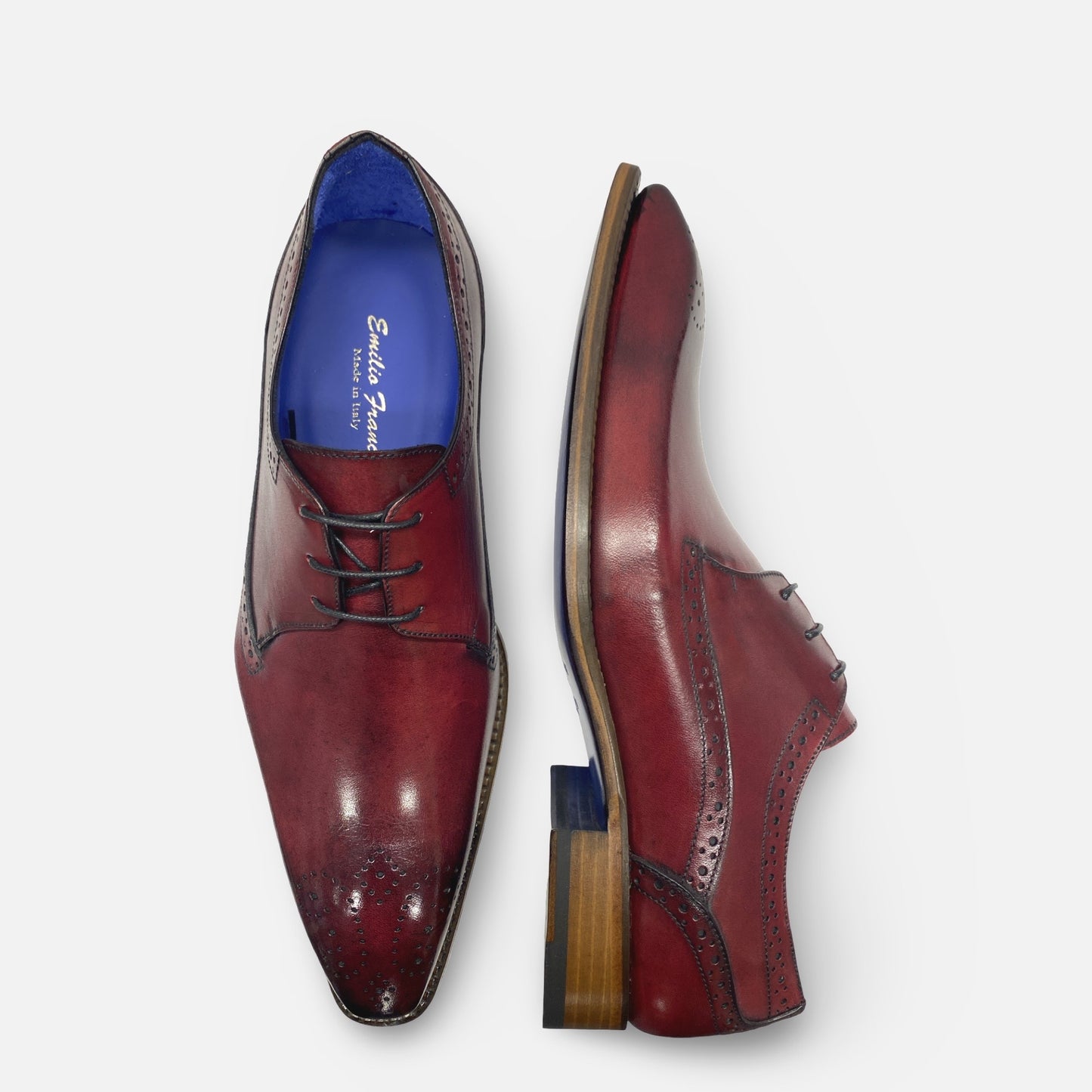 Emily Franco Rosso Italian Dress Shoes | Giacamo