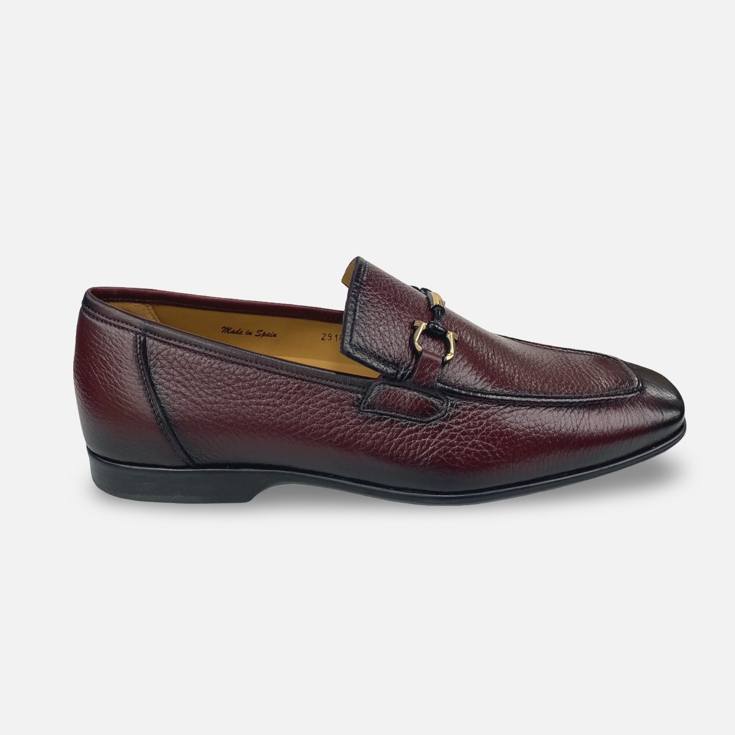 Mezlan Burgundy Deerskin Bit loafer | Marinelli