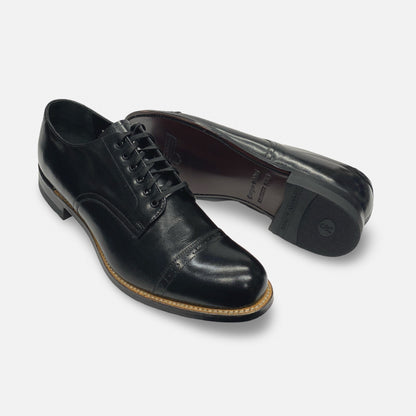Stacy Adams Black Madison Classic Cap Toe Dress Shoes