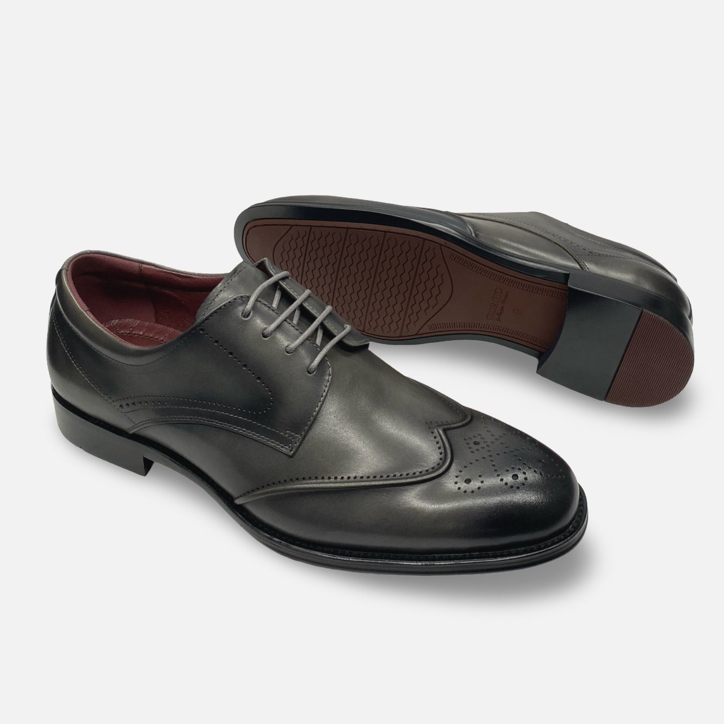 Men's Giorgio Venturi Grey Loafers | 7077