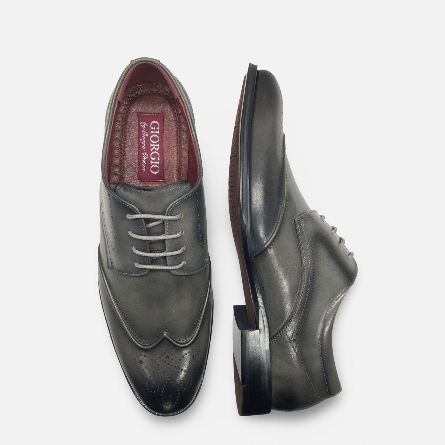 Men's Giorgio Venturi Grey Loafers | 7077