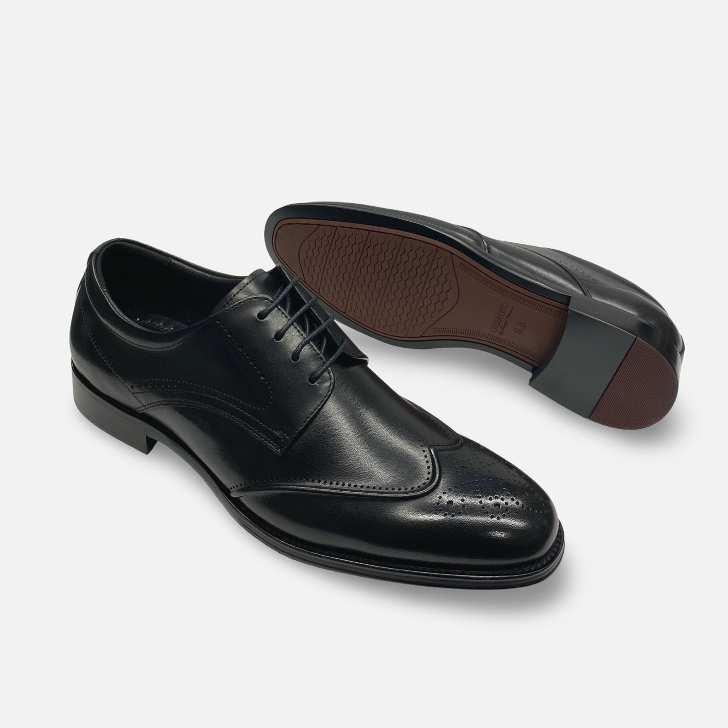 Men's Giorgio Venturi Black Loafers | 7077
