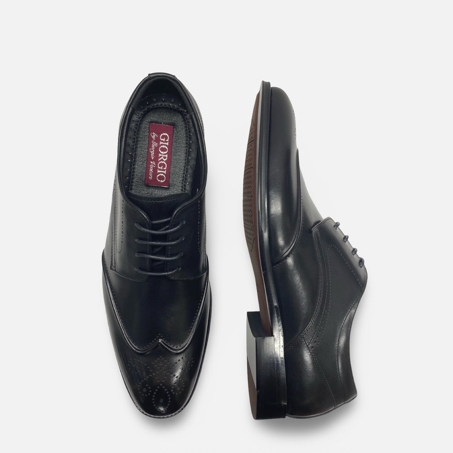 Men's Giorgio Venturi Black Loafers | 7077