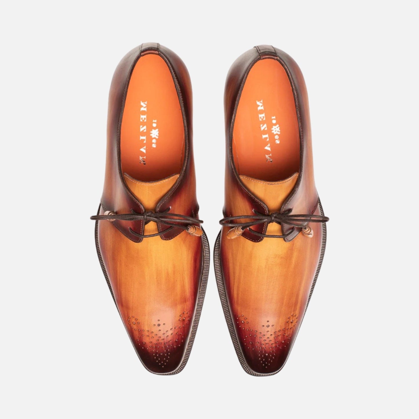 Mezlan Principe Dress Derby with Hand-Rubbed Artisan Finish – Dan